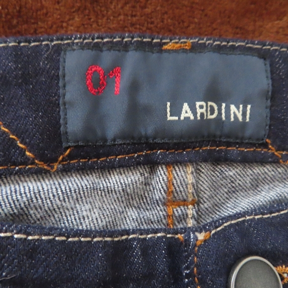 LARDINI Denim Pants santo Indigo(Denim) 34 $568 Euro NWT  (37x30.5) - Picture 6 of 11